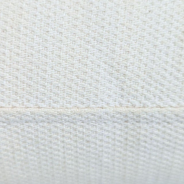 Cream Crate and Barrel Petrie Modern 3-Seat Sofa - Cream Upholstery For Sale - Image 8 of 10