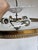 Gold Neoclassical Empire Plafonniere Ceiling Lamp in Opaline Glass and Gilt Brass, 1940s For Sale - Image 8 of 15