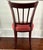 Red Antique French Mahogany Chair with Silk Upholstery For Sale - Image 8 of 10
