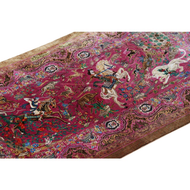 This is a luxurious 2x4 silk rug representing a bold new line of Rug & Kilim’s Modern Classics Collection. On the design:...