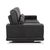 Two-Seater Sofa in Black Leather from Rolf Benz For Sale - Image 9 of 12