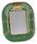 Green and Yellow Filigree Murano Glass Photo Frame, 2000s For Sale