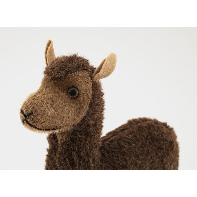 Vintage Alpaca Plush Toy, 1960s For Sale - Image 12 of 13