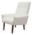 Danish White Armchair, 1970s For Sale