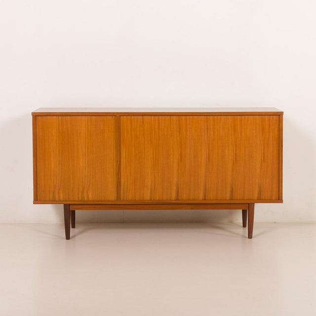 Vintage Teak Sideboard in the style of Charlotte Perriand, 1970s For Sale - Image 12 of 18