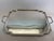 1970's Vintage/New Silverplate Traditional Tray With Shaped Corners Gadroon Applied Mount For Sale - Image 10 of 16