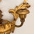 1950s Beautiful vintage tole 3-arm candle sconce // Italian toleware // gilt // gold leaf // made in Italy // grandmillenial decor // preppy For Sale - Image 5 of 10