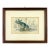 James Stewart Indian Rhinoceros Hand Colored Copper Engraving, Framed – 1836 For Sale