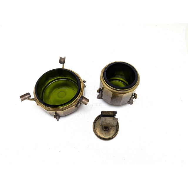 Vintage German Art Deco Smoking Set from WMF, 1920s, Set of 3 For Sale - Image 18 of 18