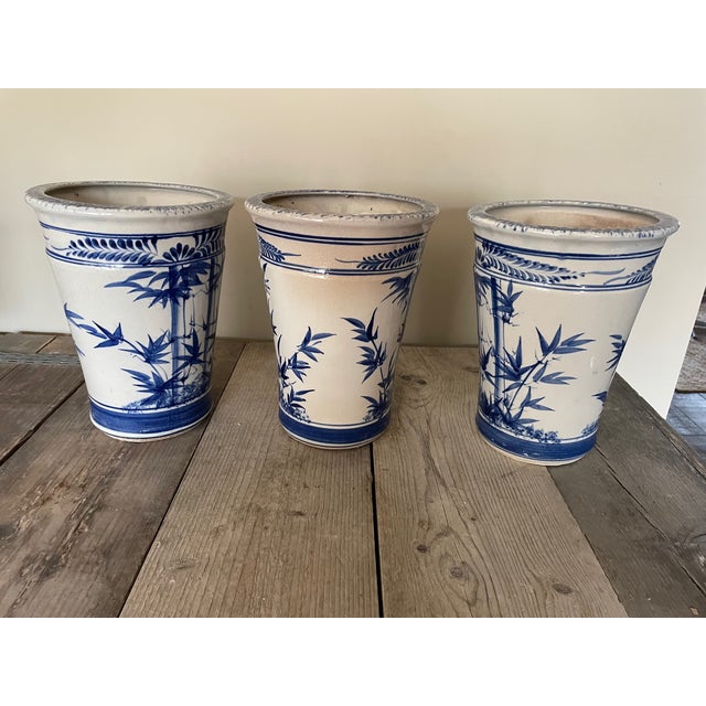 Mid-Century Modern Vietnam Plant Pot Set, 1960s, Set of 3 For Sale - Image 3 of 13