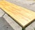 Late 20th Century Vintage Metal and Butcher Block Long Console Table For Sale In West Palm - Image 6 of 14