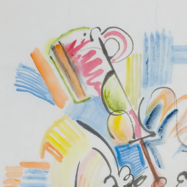 Abstract Syncopated Abstraction - Robert Lohman, C. 1981 For Sale - Image 3 of 8