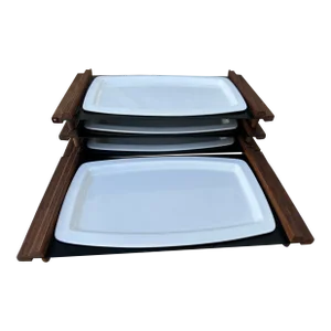 MCM Cutco Appetizer Trays a Set of 3