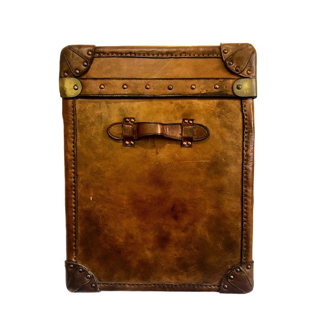 Edwardian Leather Luggage With British Royal Arms For Sale In San Francisco - Image 6 of 18