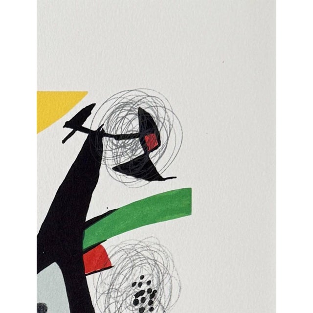 Joan Miró, La Mélodie Acide, Planche I, 1980, Lithograph For Sale - Image 6 of 7