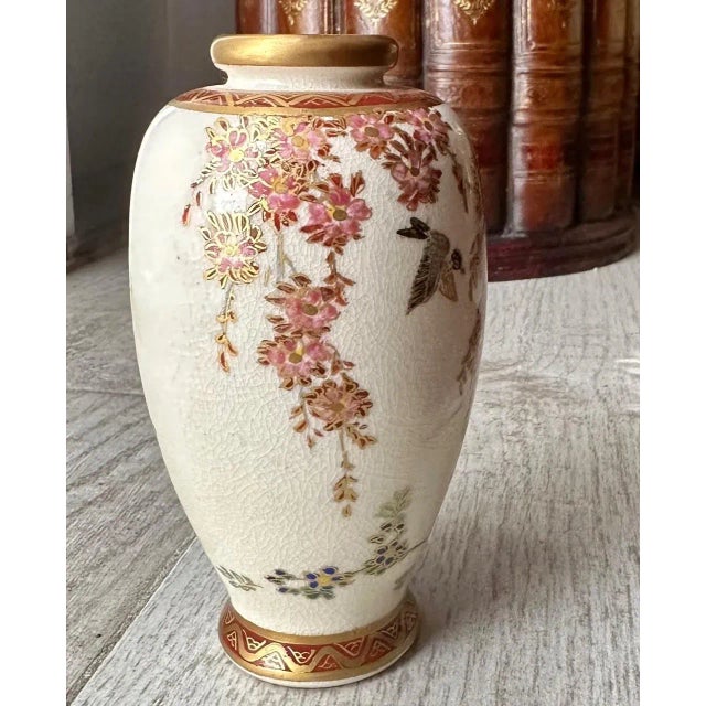 Meiji Period Diminutive Satsuma Baluster Vase. For Sale - Image 10 of 12