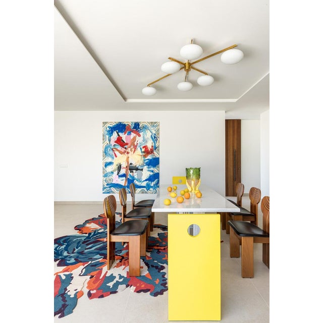 Africa Side Chairs by Afra & Tobia Scarpa for Maxalto, 1970s, Set of 10 For Sale - Image 11 of 12