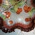 1910s Signed Antique Hand Painted Cherries Cabinet Bowl For Sale - Image 5 of 6