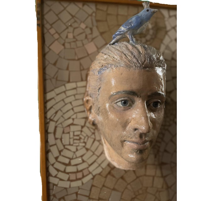 Late 20th Century Late 20th Century Cypriot Folk Art Multicolor Mosaic Wall Panel For Sale - Image 5 of 7