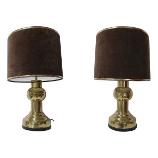 Vintage Italian Table Lamps, 1970s, Set of 2 For Sale