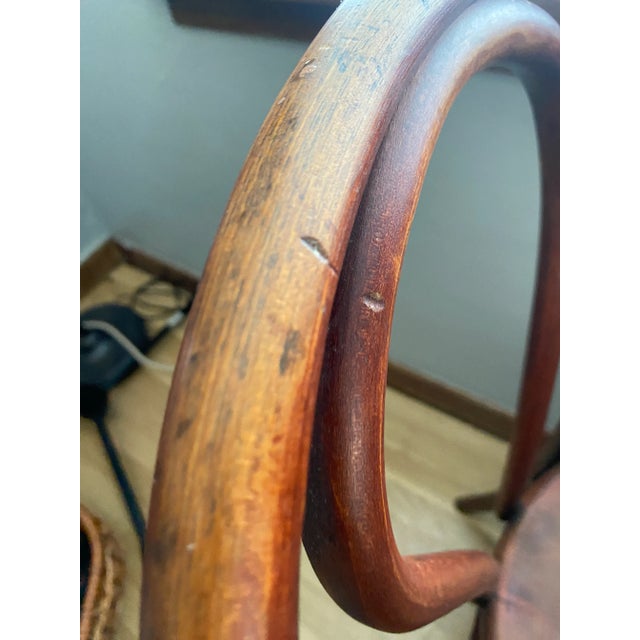 Cinnamon Late 19th Century Sheboygan Bentwood Mahogany Bistro Chair No. 517 For Sale - Image 8 of 11