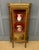 A splendid late 19th century French mahogany vitrine , decorated in the Vernis Martin style. Of very good construction in...