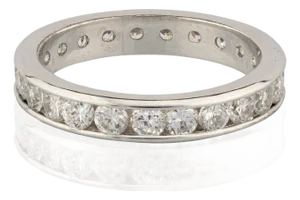Natural Diamond Ring with 1.98 Carats Diamond in 14k Gold