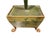 Green Vintage Italian Tole Peinte Potted Palm in Paw Footed Chinoiserie Jardinere/ Cache Pot For Sale - Image 8 of 10