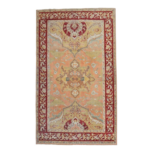 Marvelous Antique Agra Accent Size Rug For Sale