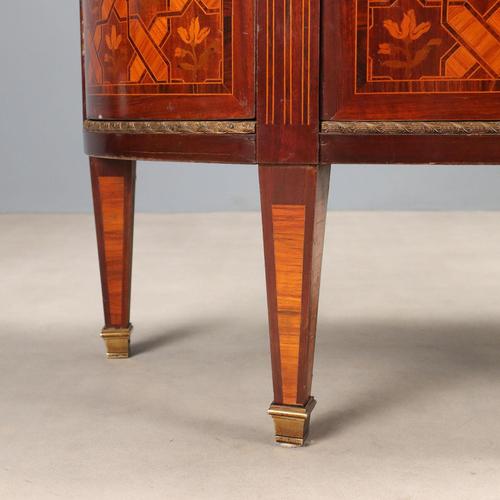 Neoclassical Style Demi-Lune Sideboard For Sale - Image 11 of 14