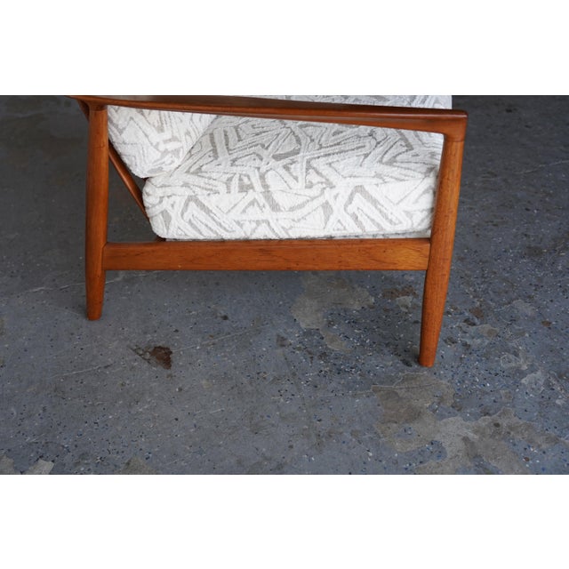 1960s Folke Ohlsson Danish Modern Walnut Lounge Chair for Dux Model 72-C For Sale - Image 12 of 18