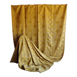 Mid 19th Century Pair of French Empire Silk Panels Over 10 Yards
