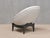 Oval White Leather Armchairs by Emiel Veranneman for de Sede, Switzerland, 1992, Set of 2 For Sale - Image 10 of 16