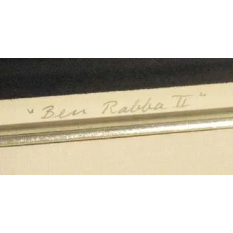 1980s 1980s G H Rothe "Ben Rabba II (Red)" Hand Signed Original Mezzotint For Sale - Image 5 of 7