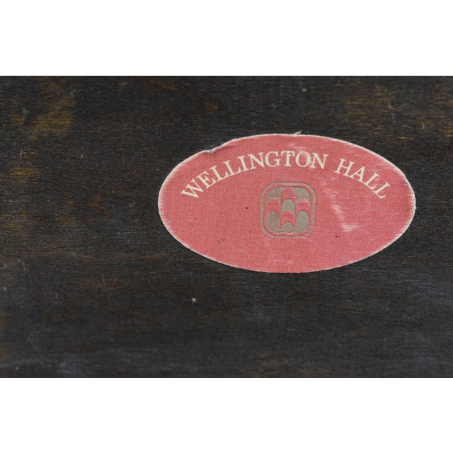 Vintage Wellington Hall Inlaid Mahogany Oval Coffee/Side Table Chairish