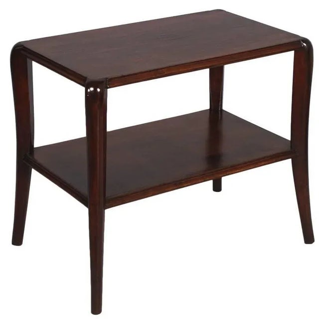 Art Deco Walnut Side Table, 1930s For Sale - Image 4 of 4