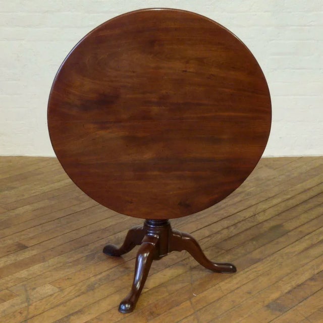 Brown Georgian Mahogany Folding Table For Sale - Image 8 of 9