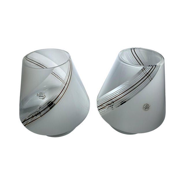 Mushroom Table Lamps in Murano Glass, 1970s, Set of 2 For Sale - Image 4 of 10