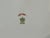 Ceramic Nippon Vintage Hand Painted Japan Trinket Candy Dish With Gilded Handle For Sale - Image 7 of 7