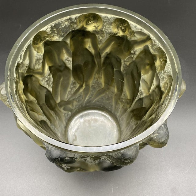 Bacchantes Vase in Gray Glass, 1924 For Sale - Image 12 of 16