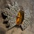 Art Deco An Amazing 1930s Art Deco Costume Jewelry Brooch For Sale - Image 3 of 11