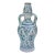 Early 20th Century Handmade Turquoise-Patterned Andalusian Ceramic Art Vase For Sale