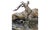 20th Century Bronze Fighting Stags Sculpture on Marble Base For Sale - Image 5 of 7