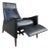 Mel Smilow Mid-Century Modern Black Reclining Lounge Chair With Pull-Out Footrest , Circa 1950s For Sale