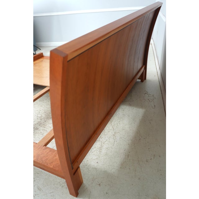 Stickley Cherry Arts & Crafts King Size Platform Bed For Sale - Image 13 of 16