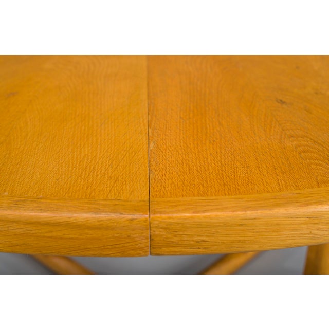 Danish Extendable Oak Dining Table by Kurt Østervig for Jason Møbler, 1950s For Sale - Image 8 of 18