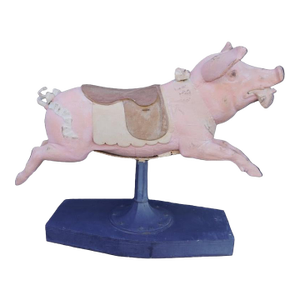 19th Century French Carousel Pig