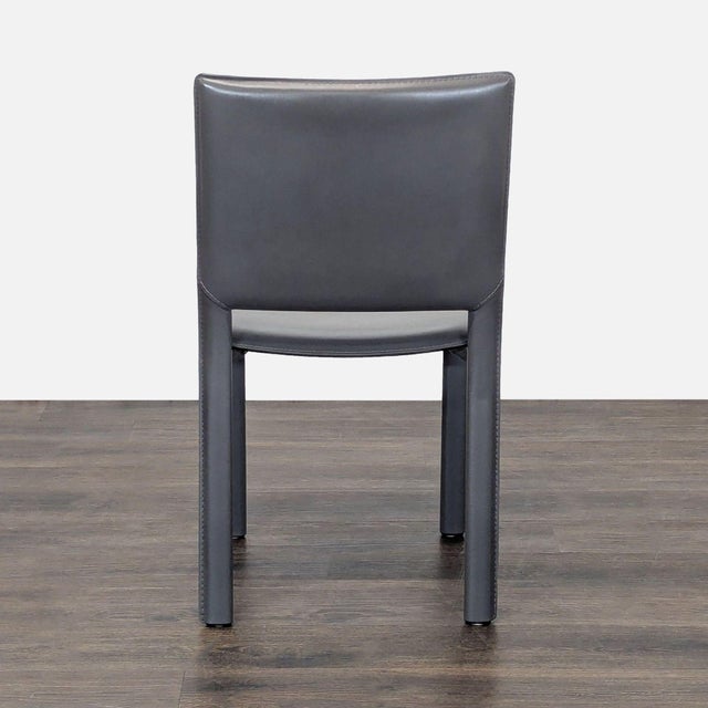 2010s Room & Board Madrid Leather Dining Chair For Sale - Image 5 of 7