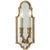 Sussex Small Framed Sconce in Antique-Burnished Brass with Antique Mirror Designer: Chapman & Myers Height: 12.25"...