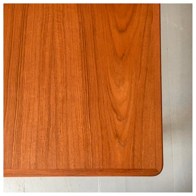 Brown Mid-Century Side Table in Teak with Floating Top from Trioh, Denmark, 1970s For Sale - Image 8 of 11